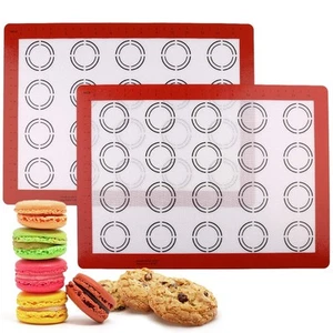 Silicone Baking Mat, 2 Pack Non Stick Macaron Baking Liner for Cookies, Rolli... - Picture 1 of 7