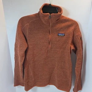 Patagonia Better Sweater Damen Small Orange 1/4 Zip Fleecepullover - Bild 1 von 11