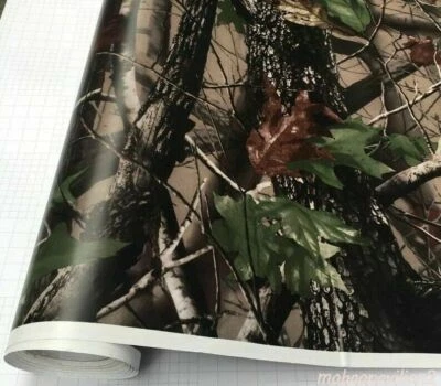 Real Camo Tree Vinyl Car Wrap PVC Adhesive Real Tree Camouflage Film For Truck - Image 1 of 4