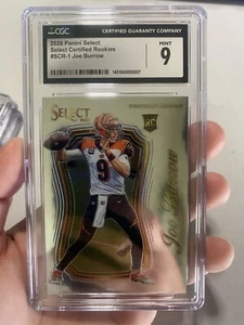 2020 Joe Burrow Panini Select Certified Rookies RC #SCR1 cgc 9 - Picture 1 of 2
