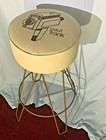 PAUL FRANK VTG CAMERA CAMCORDER GRAPHIC DESIGN RETRO DESIGNER SWIVEL STOOL RARE