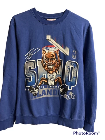 Vintage Mitchell & Ness Shaquille Shaq O’Neal Orlando Magic Sweatshirt Sz Medium Cover