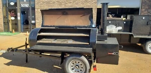 Competition Pitmaster BBQ 6 ft Barrel Smoker Mobile Catering Business Food Truck - Picture 1 of 8