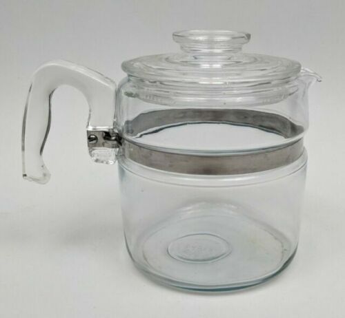 PYREX Flameware 6 Cup Coffee Pot Percolator - 7756B for sale online