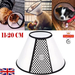 Pet Dog Cat Anti-lick Elizabethan Protective Collar Cone Wound Healing Recovery - Picture 1 of 7