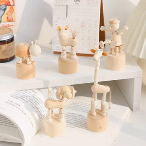 Regalo de cumpleaños decoración del hogar artesanía de madera hogar mesa adornos creativos - Imagen 1 de 18