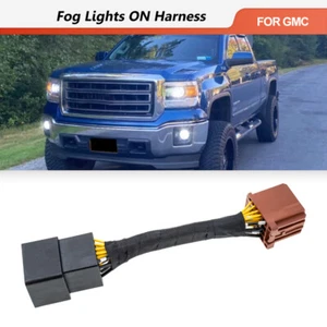 For GMC Sierra Yukon Fog Lights High Beams Low Beams 6 Lights Adapter Harness - Picture 1 of 10