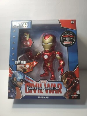 Metals Die Cast Marvel Capitán América Guerra Civil Ironman Jada Toys M55 Foto 1 de 4