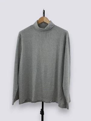 Sudadera Kappa Para Hombre Cuello Bordado Logo Algodón Gris Talla XXL Foto 1 de 4