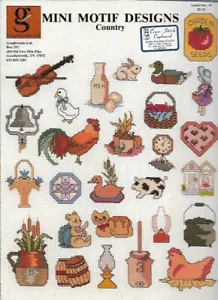 LAND Mini Motiv Designs in gezähltem Kreuzstich Grafikarbeiten Broschüre 18 B87 - Bild 1 von 1