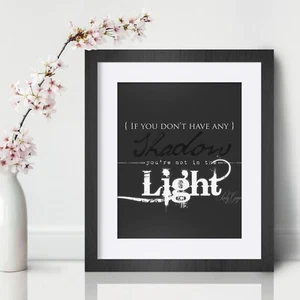 Lady Gaga Inspirierender Wandbilddruck Motivierend Zitat Poster Deko Geschenk Sie - Bild 1 von 4