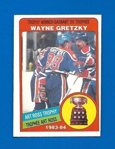 1984-85 O PEE CHEE #373 WAYNE GRETZKY ART ROSS TROPHY EDMONTON OILERS 84-85 OPC