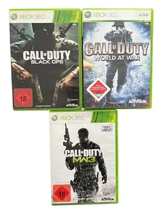 Xbox 360 Call of Duty MW3 - Call of Duty World at War - Call of Duty Black Ops - Bild 1 von 3