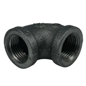 STZ 1/2 in. Black Iron 90° Elbow 312 E90-12-10 (10 PACK) - Picture 1 of 2