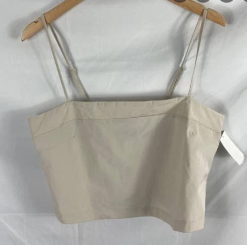 Vero Moda Giana Singlet Cropped Top Cami Tan Feminino Tamanho XL NOVO COM ETIQUETAS N83 - Imagem 1 de 1