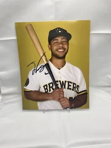 Jeferson Quero Autograph Signed 8x10 Photo Milwaukee Brewers #1 Prospect - Picture 1 of 2