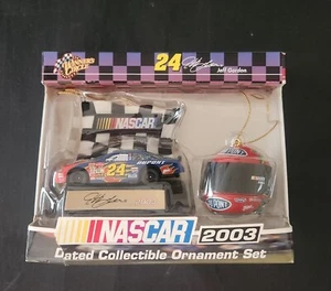 Jeff Gordon 24 Dupont NASCAR 2003 Collectible Ornament New in Box Trevco - Picture 1 of 1