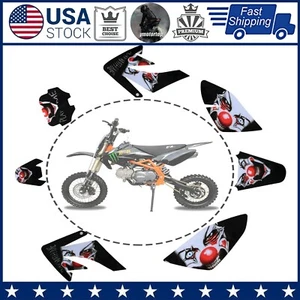 Kit de calcomanías gráficas de payaso calcomanías adhesivas para CRF70 XR70 estilo Dirt Pit Bike Taotao - Imagen 1 de 11