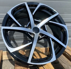 Set of 4 20" Brand New 20x8.5 5x114.3 +35 Black Machined Wheels Fit Honda ACCORD - Picture 1 of 4