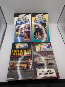 NASCAR Video VHS Lot x4! 1990er Jahre GREATEST Drivers, GREATEST MOMENTS usw!  - Bild 1 von 13