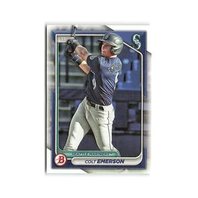 Colt Emerson 2024 Bowman Prospects #BP-10 Seattle Mariners Baseball Card NM - Image 1 of 3