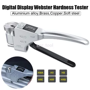 Digital Webster Härteprüfer zur Prüfung von Aluminiumlegierung Messing HWA HRE HRF HRB - Bild 1 von 13