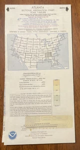 Mapa gráfico aeronáutico seccional ATLANTA edición 47 Sep 1991 en muy buen estado - Imagen 1 de 5