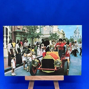 Walt Disney World Vintage Postcard Riding Down Main Street, U.S.A. ~ Unposted - Picture 1 of 6