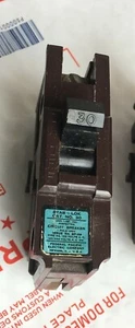 NA130 -  Federal Pacific Breakers / FPE /American Single Pole 30  A , 120 V  - Picture 1 of 3