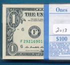 $1.00 2013 Atlanta District Pack 100 Consecutive Gem New Notes