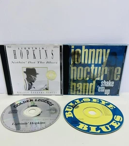 The Johnny Nocturne Band : Shake 'Em Up +Lightin’ Hopkins-Nothin’ But The Blues - Picture 1 of 3