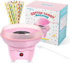 Mini Cotton Candy Maker for Kids, Includes Sticks & Scoop, Pink