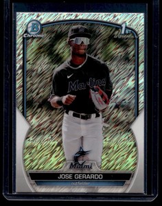 2023 Bowman Chrome Shimmer Jose Gerardo Miami Marlins #BCP-195