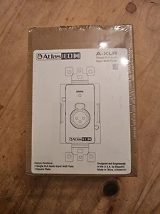 AtlasIED A-XLR-US XLR Wall Audio Input - White - Picture 1 of 4