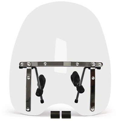 Clear Windscreen Windshields For Kawasaki Vulcan 500 750 800 900 1500 1600 1700 - Image 1 of 4