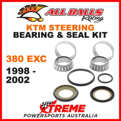 22-1026 KTM 380 EXC 380EXC 1998-2002 Steering Head Stem Bearing Kit MX Dirt Bike — 第 1/2 张图片