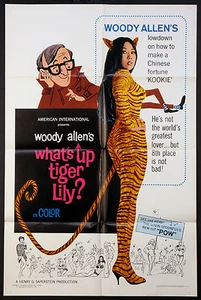 WHAT’S UP TIGER LILY WOODY ALLEN 1966 1 FOGLIO MAI USATO  - Foto 1 di 1