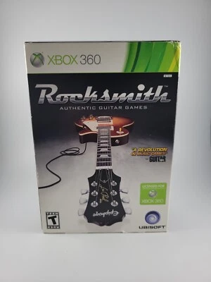 Rocksmith Authentic Guitar Games - With Game & Cable XBOX360 - Image 1 of 3