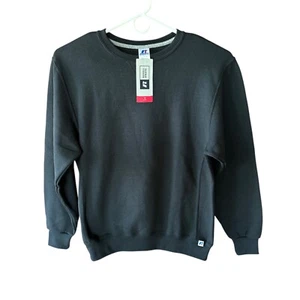 Russell Athletic Hombres Grande Negro Dri-Power Polar Crew Sudadera 698hbm1 Nueva - Imagen 1 de 12