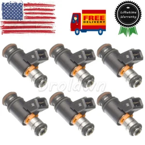 6PCS Fuel Injectors 021906031D IWP-022 For VW Jetta Golf Gti Vr6 Afp 1999-2001 - Picture 1 of 7