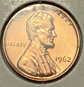 GEM ProoF Low Mintage 1962 Lincoln Memorial Cent - Picture 1 of 2