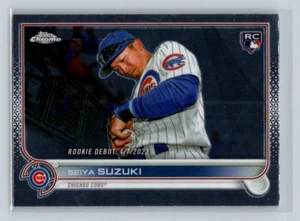 Actualización 2022 Topps Chrome #USC144 Seiya Suzuki (RC) - Debut de novato - Chicago Cubs - Imagen 1 de 2
