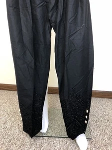 Pantalones de cigarrillo de diseñador indio paquistaní ropa de fiesta M - Imagen 1 de 4