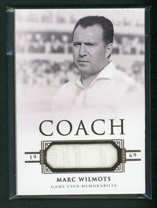 2019 MARC WILMOTS 29/32 JERSEY FUTERA UNIQUE COACH GAME USED MEMORABILIA
