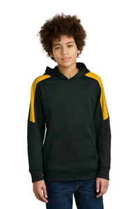 Sport-Tek Youth Sport-Wick Fleece United Pullover Hoodie YST255 - Picture 1 of 10