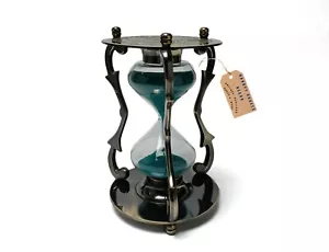 Vintage nautische Messing Sanduhr antike Sanduhr Weihnachtsgeschenk, Geschenk für Papa - Bild 1 von 7