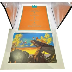 Disney Lion King Lithograph 12x16 Disney Store Exclusive Circle of Life Scen - Picture 1 of 6