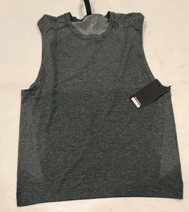 Lululemon Tank Top Mens 2XL Metal Vent Tech Sleeveless   Rainforest Green - Picture 1 of 3
