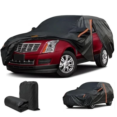 For Cadillac SRX 2010-2016 Waterproof Car Cover All Weather with Door Zipper Foto 1 de 4