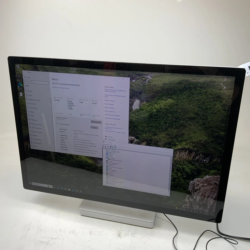 Microsoft Surface Studio 1st Gen i7-6820HQ 32GB 2TB SSD Windows 10 Pro *USED* - Image 1 of 4